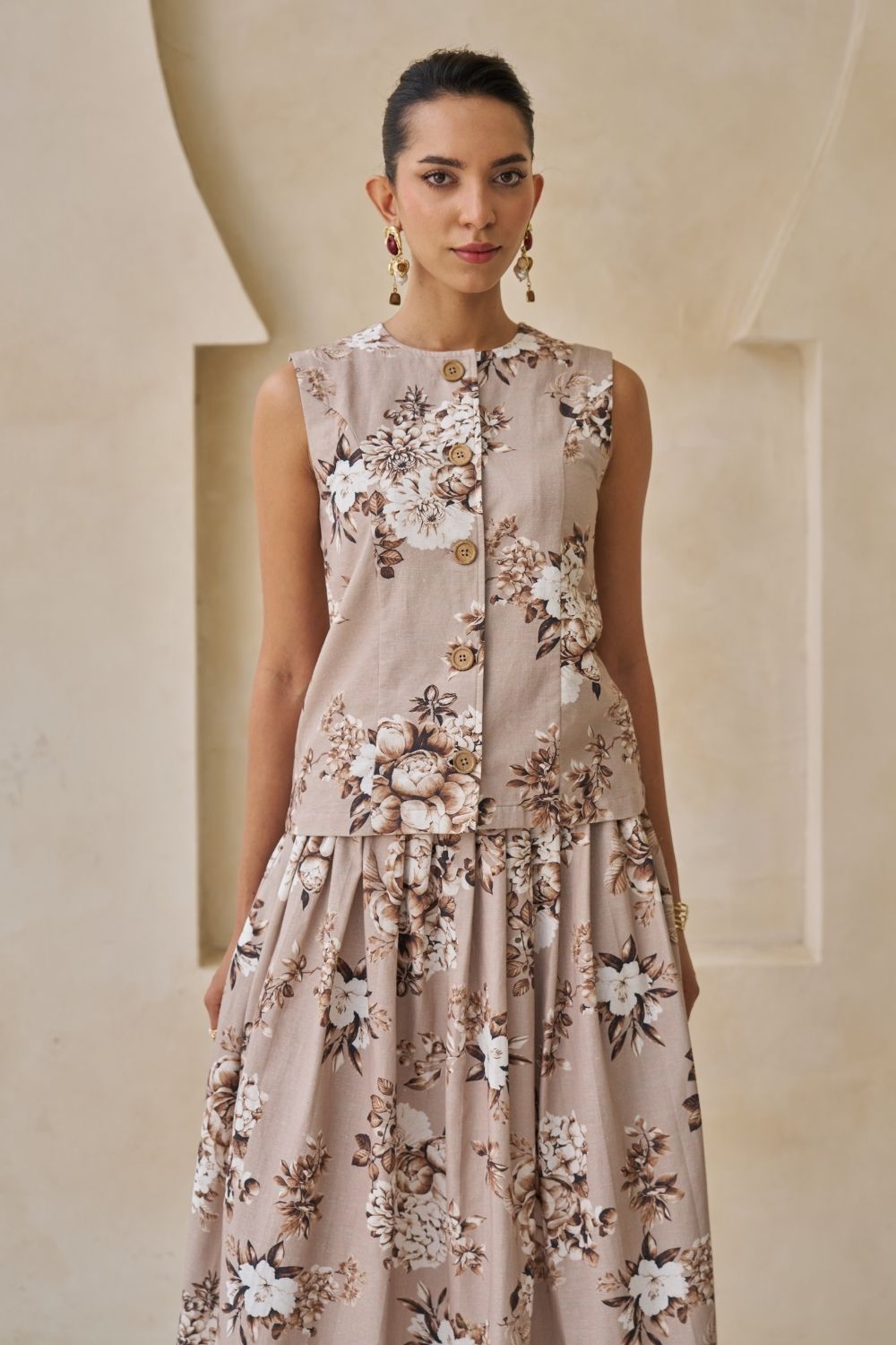 Ciara Waistcoat & Skirt Set