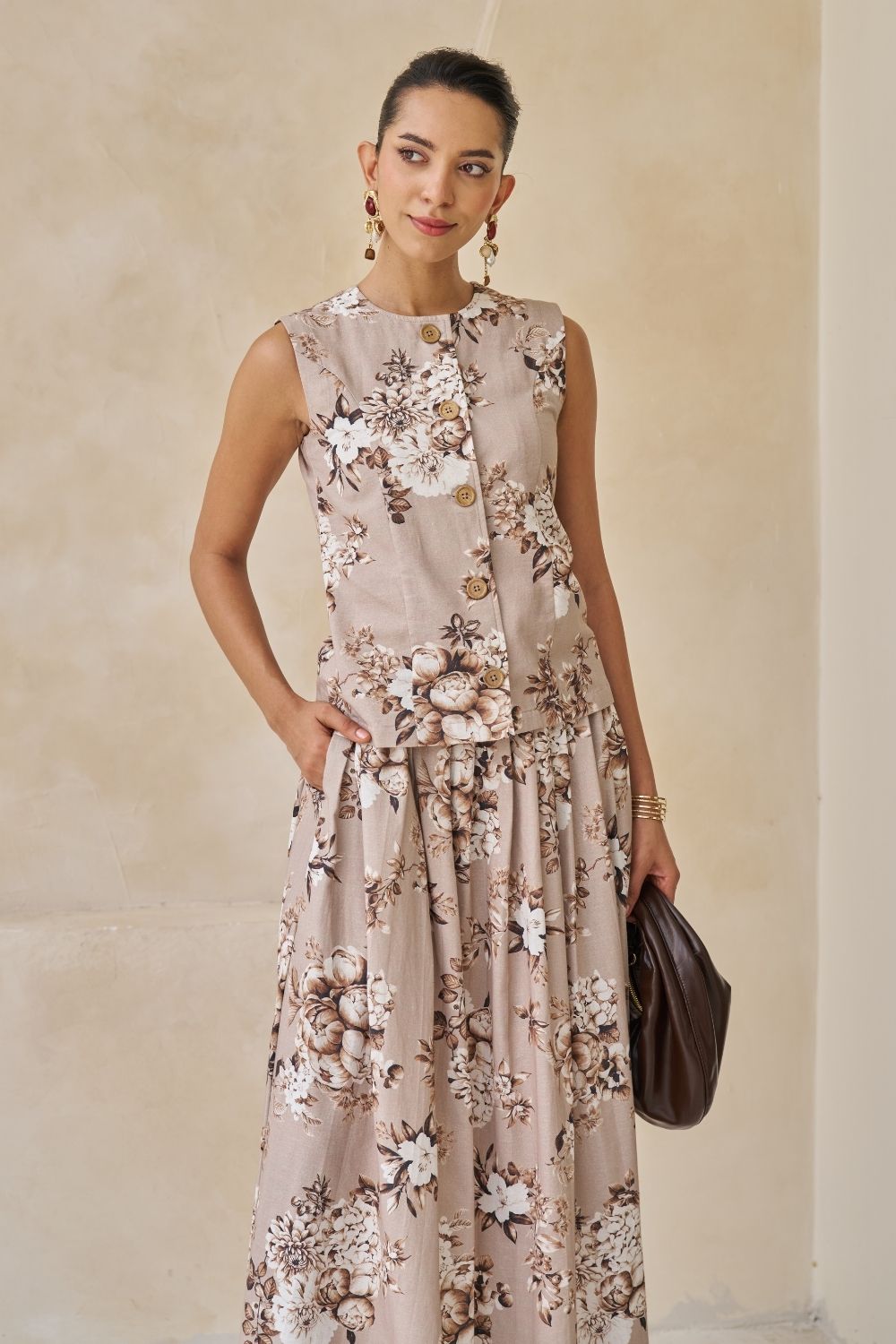 Ciara Waistcoat & Skirt Set