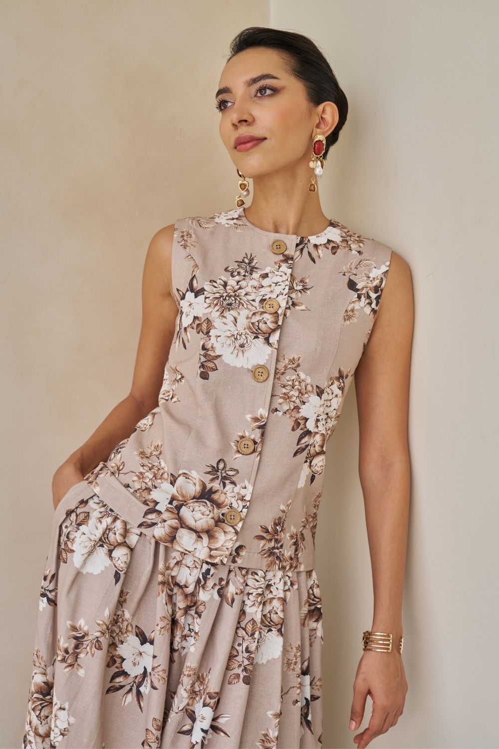 Ciara Waistcoat & Skirt Set