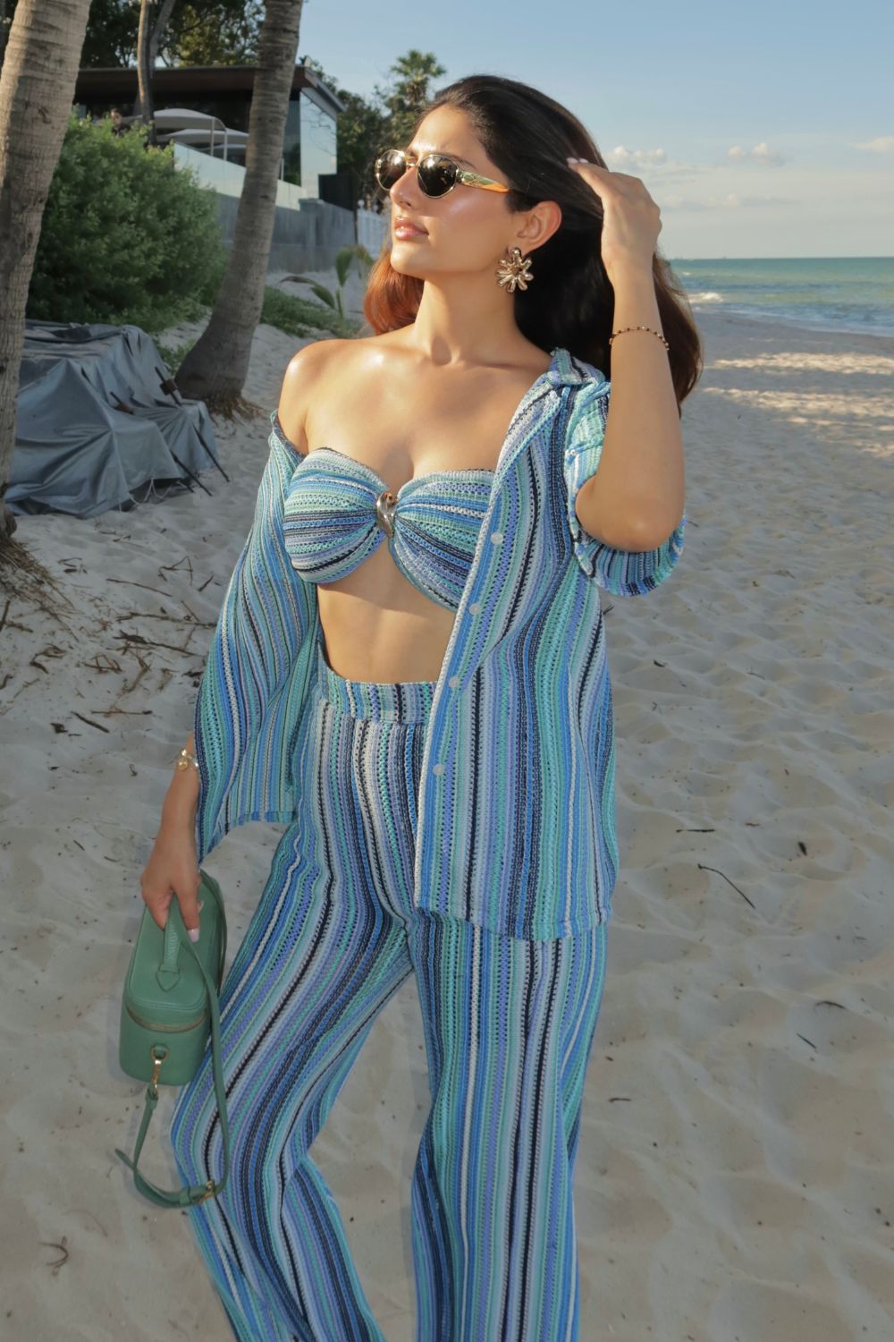 Meher Taluja In Our Blue Haze Pants Set