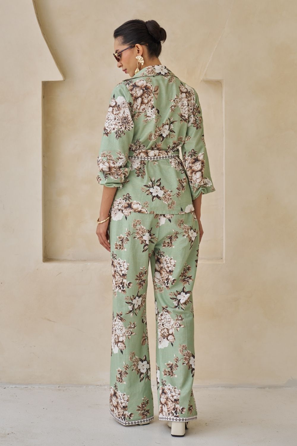 Cassia Wrap-Top & Pants Set