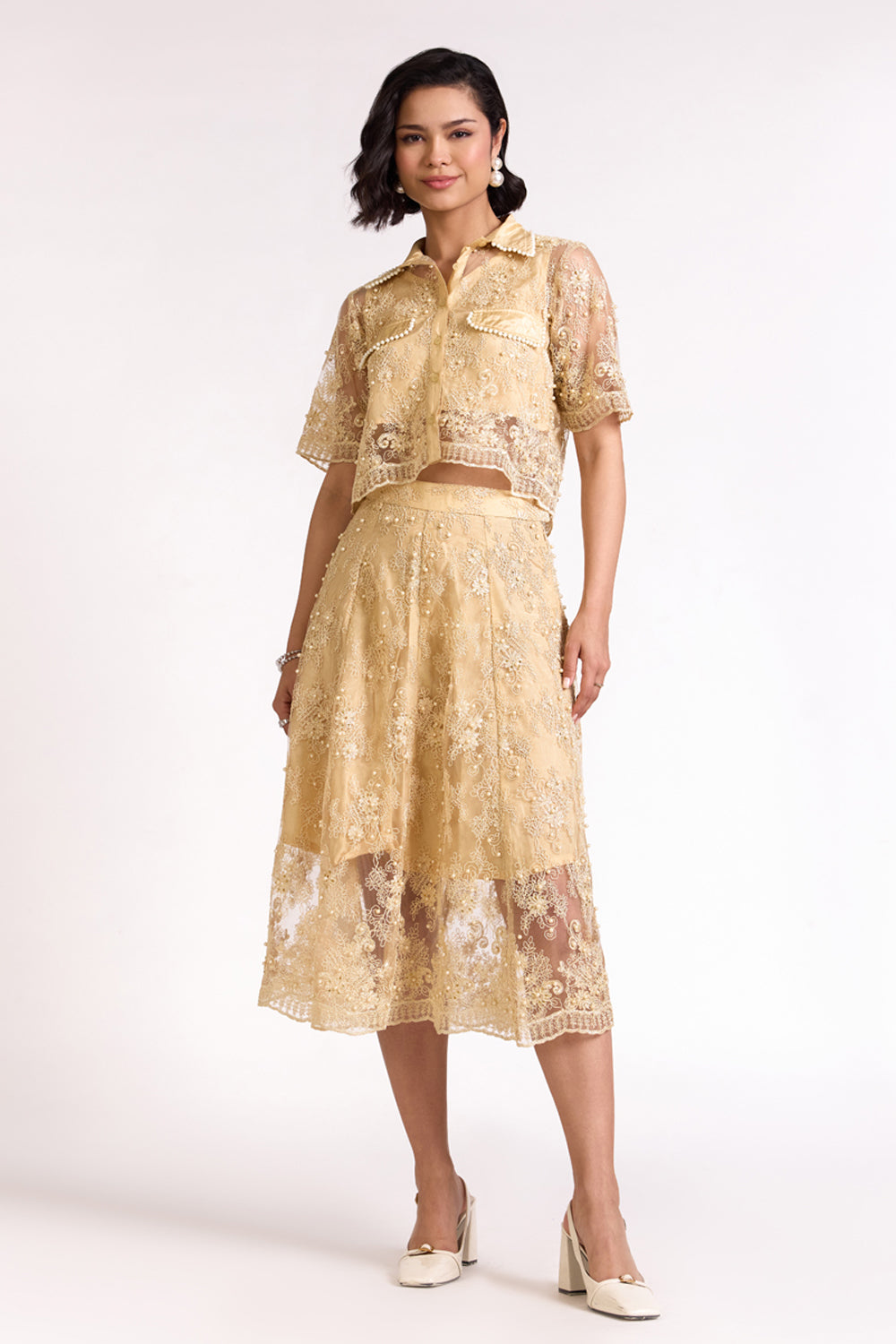 Nora Top & Skirt Set
