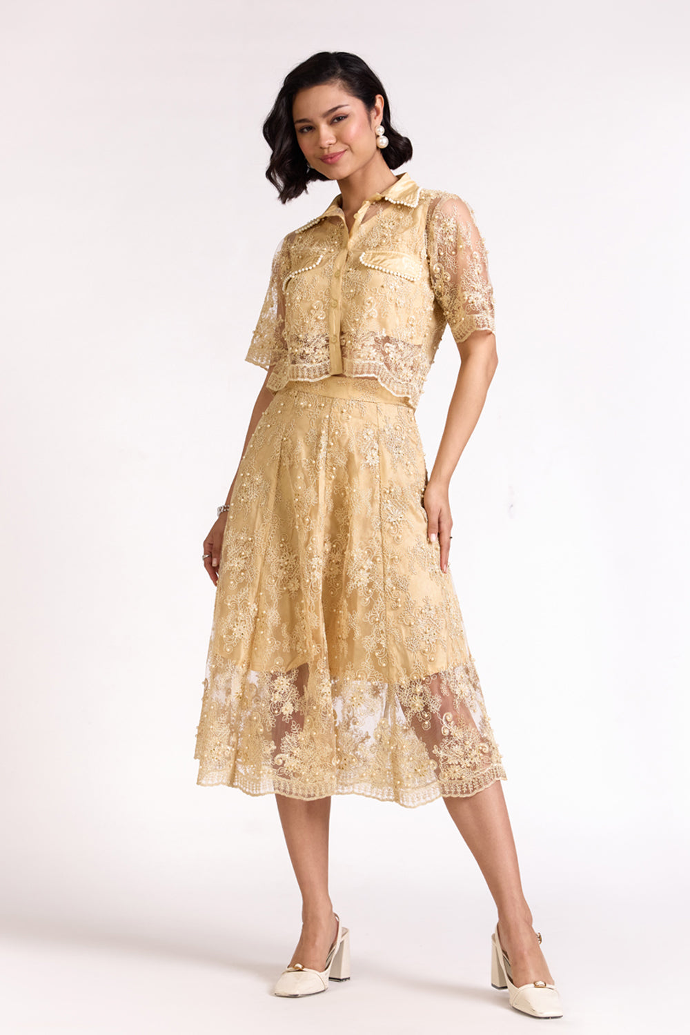 Nora Top & Skirt Set