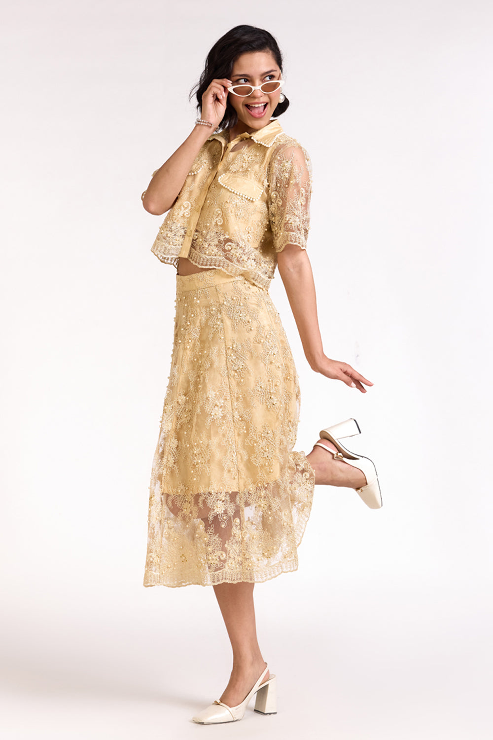 Nora Top & Skirt Set