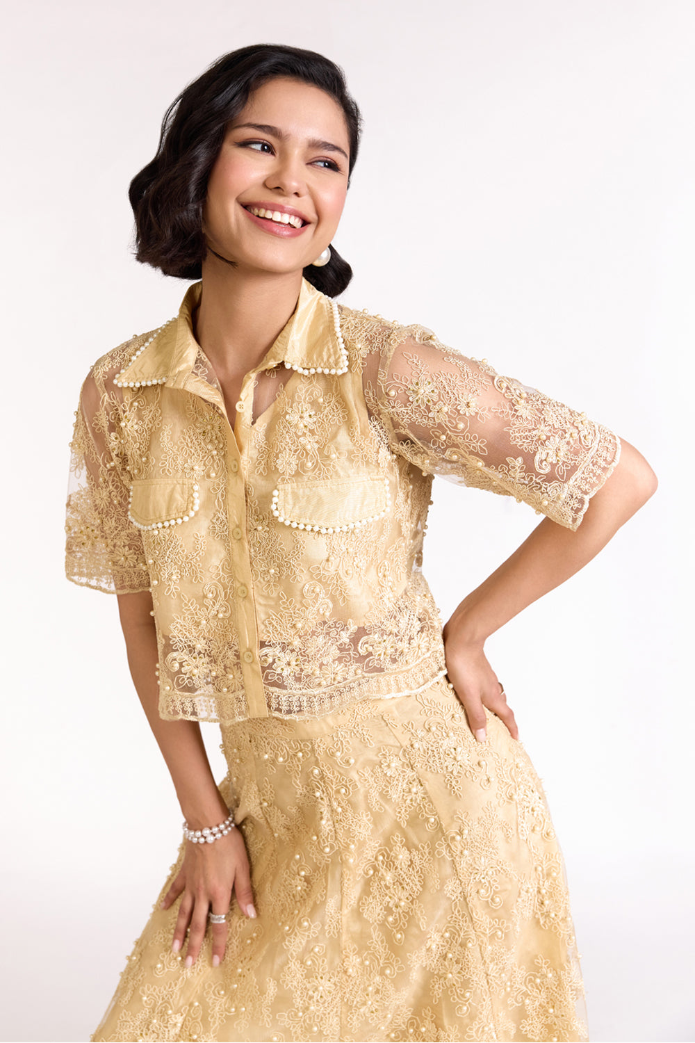 Nora Top & Skirt Set