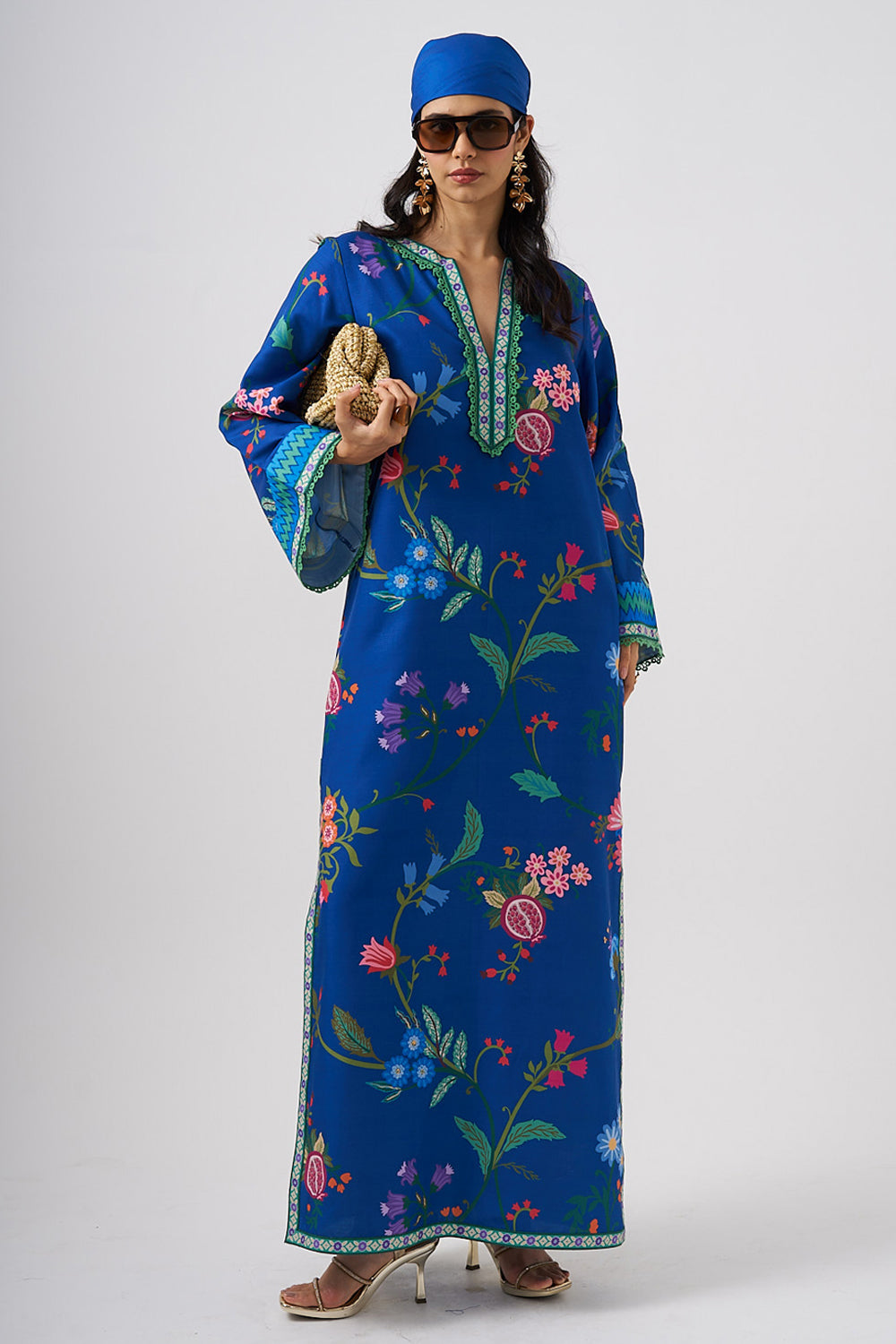 Printed Kaftan With Pants