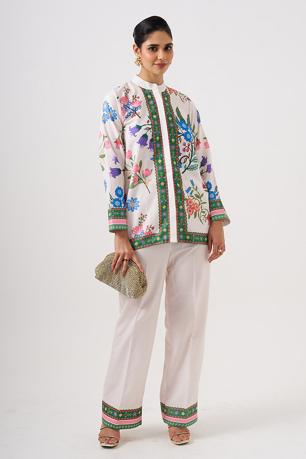 Nara Bloom Tunic Co-ord Set
