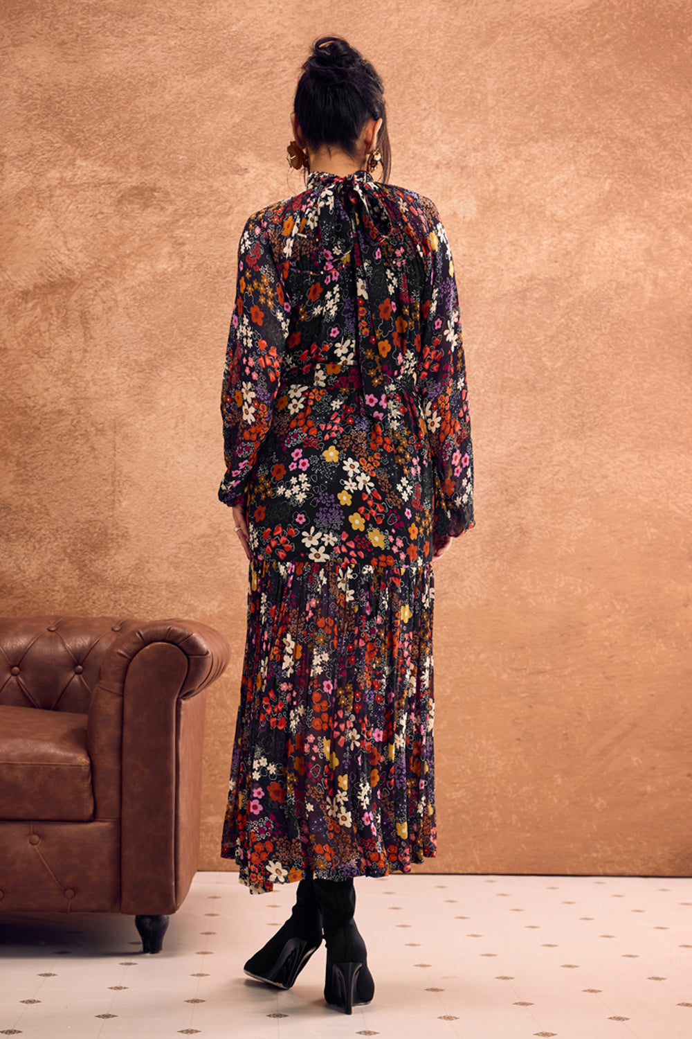 Avril High Neck Maxi Dress