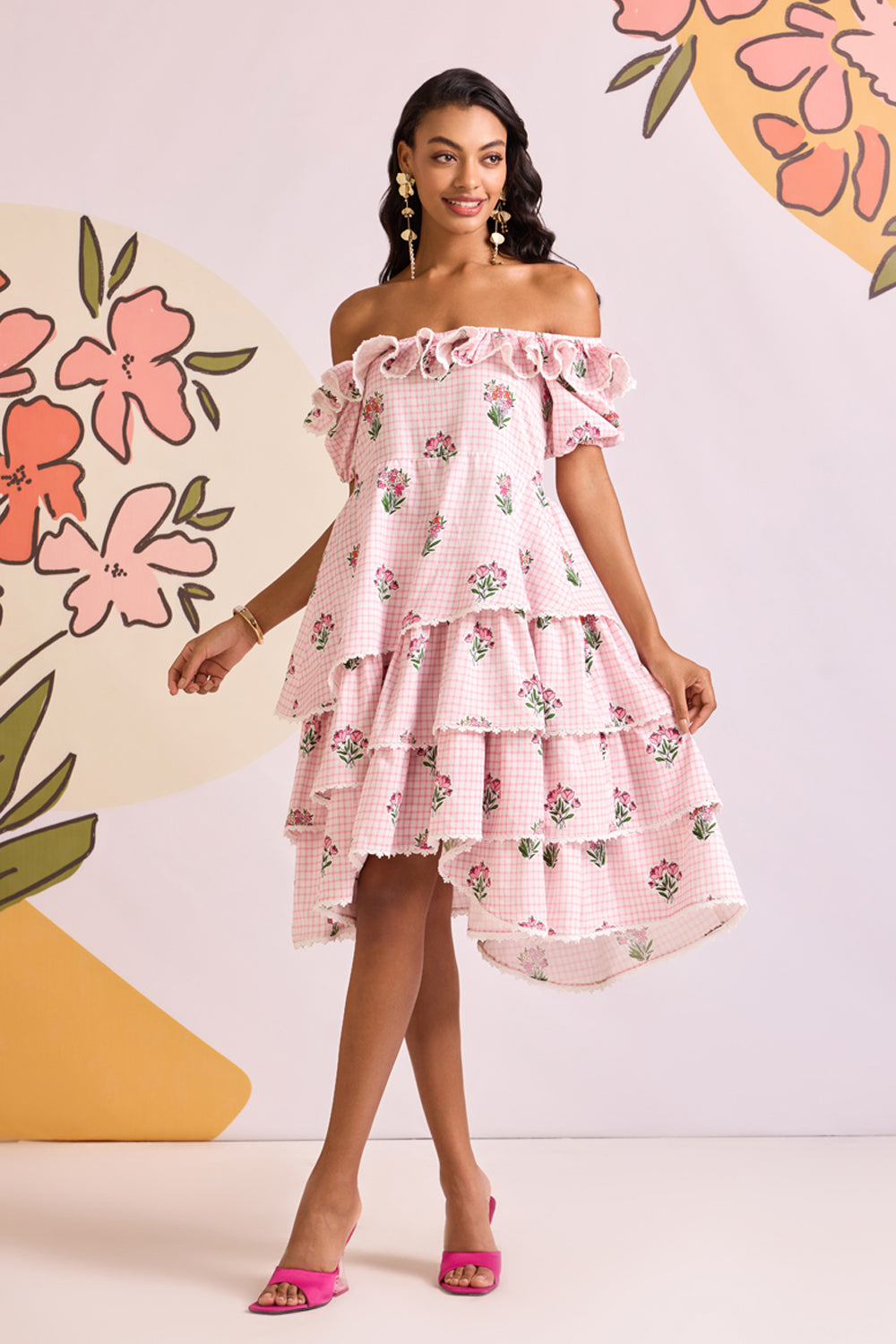 Peyton Tiered Short Dress