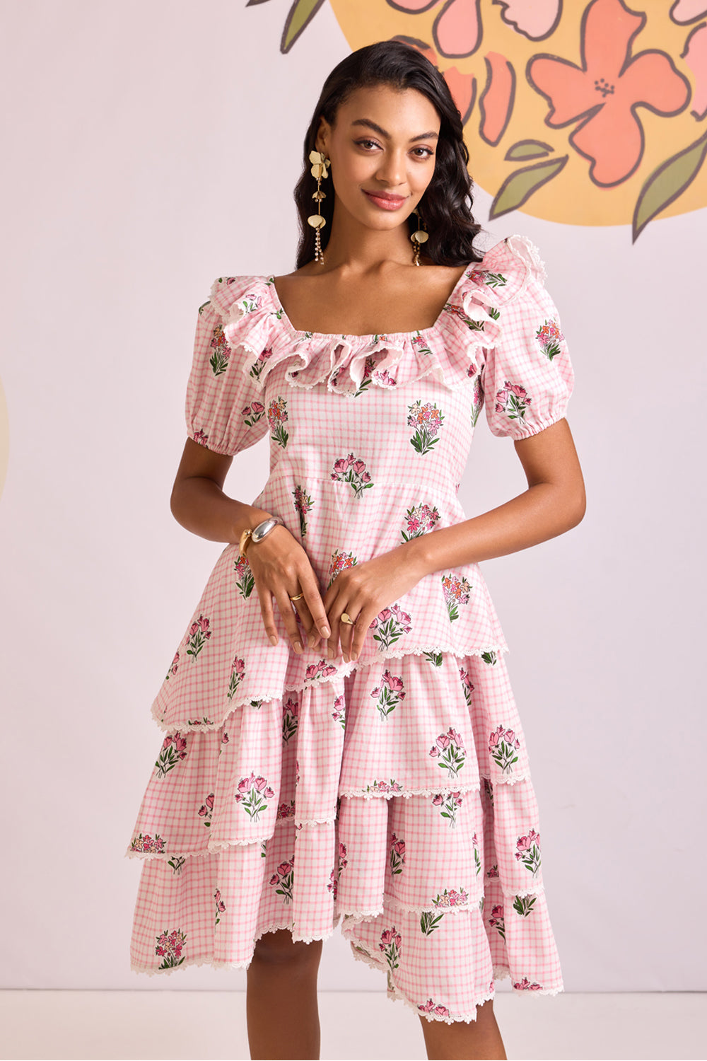 peyton mini dress Peyton Tiered Short Dress