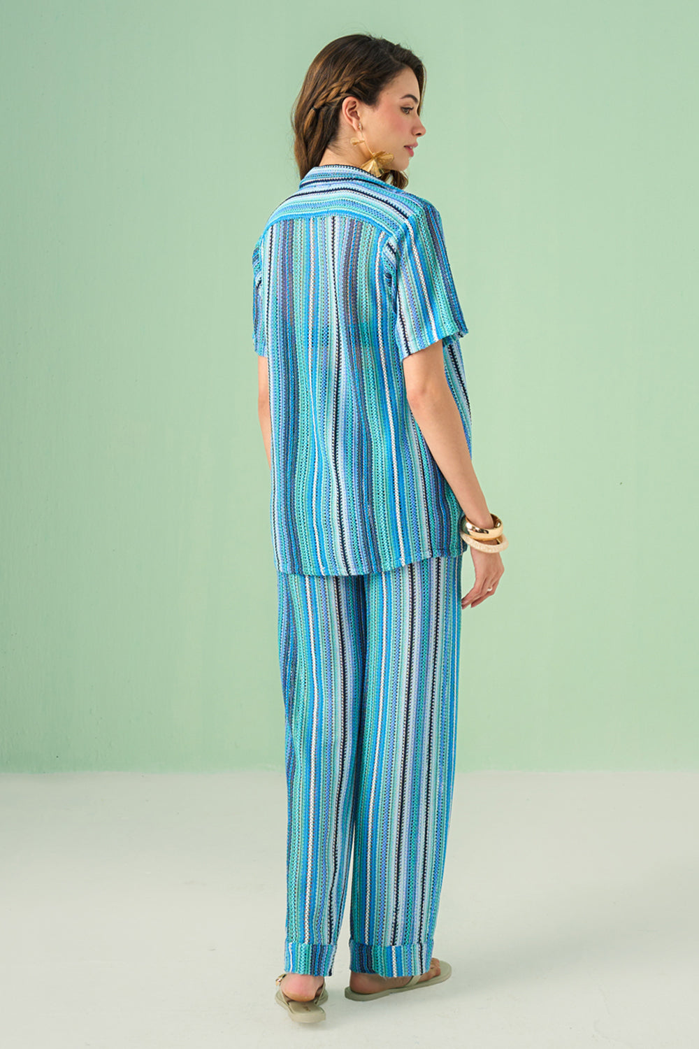 Blue Haze Pants Set