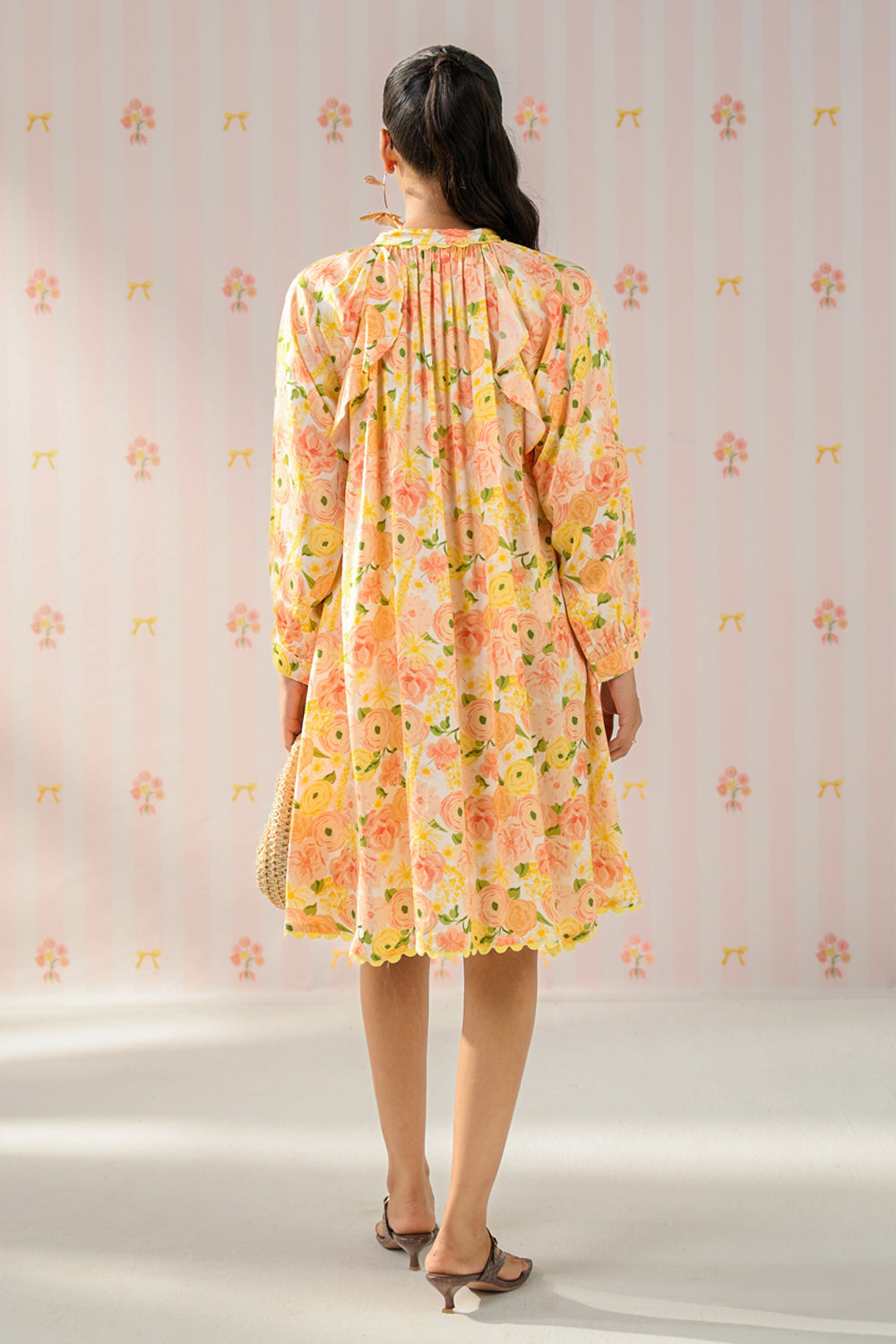 Sunbloom Ruffled Dress