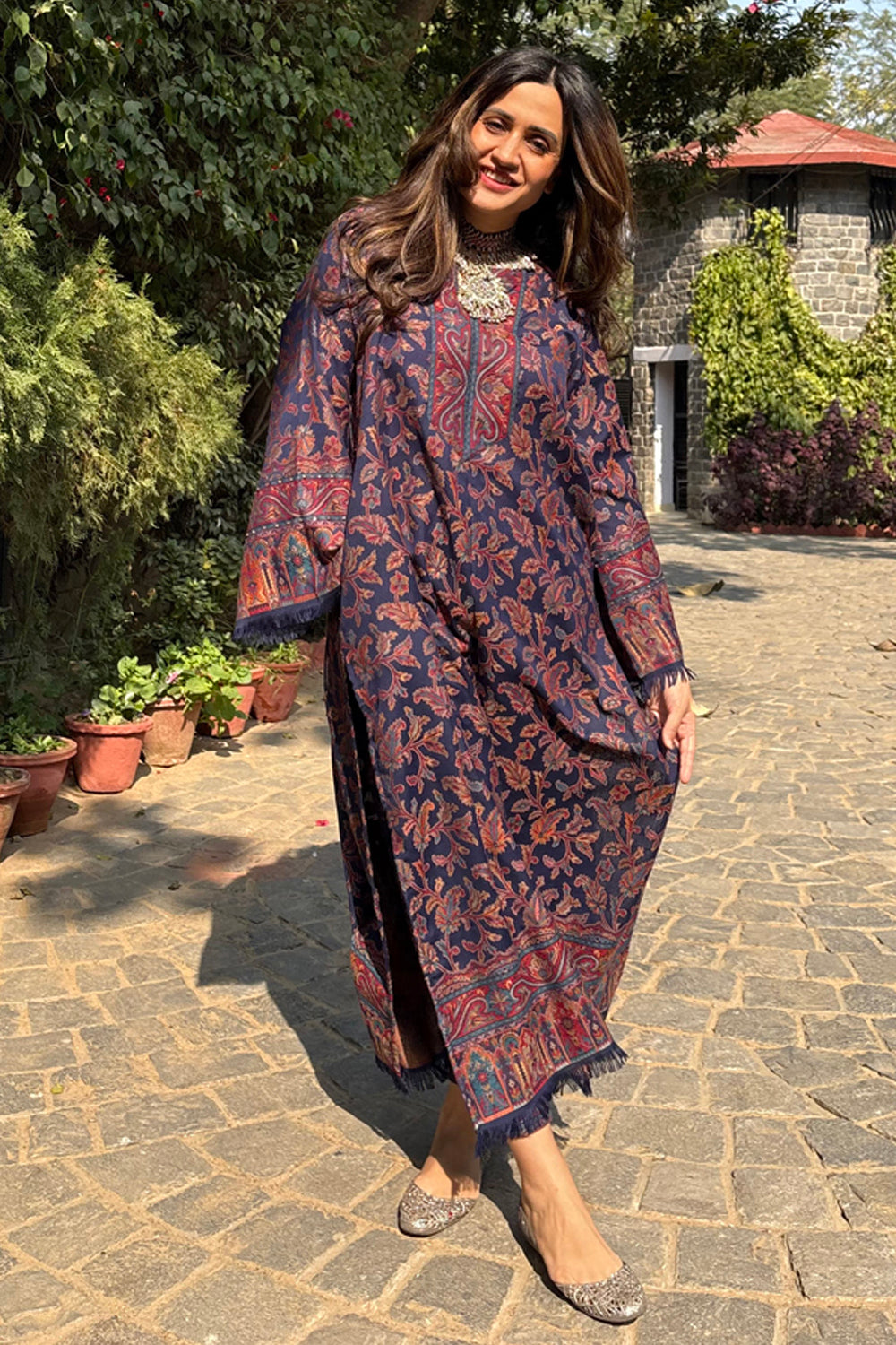 Mitali Wadhwa In Our Yana Kashmiri Shawl Kurta Set