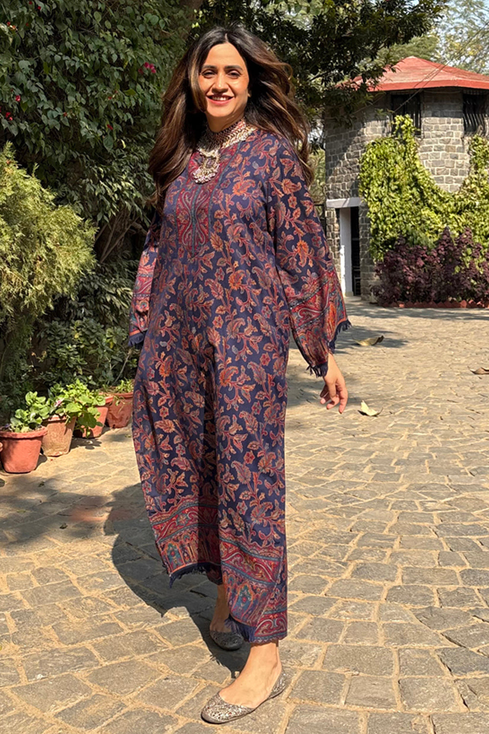 Mitali Wadhwa In Our Yana Kashmiri Shawl Kurta Set