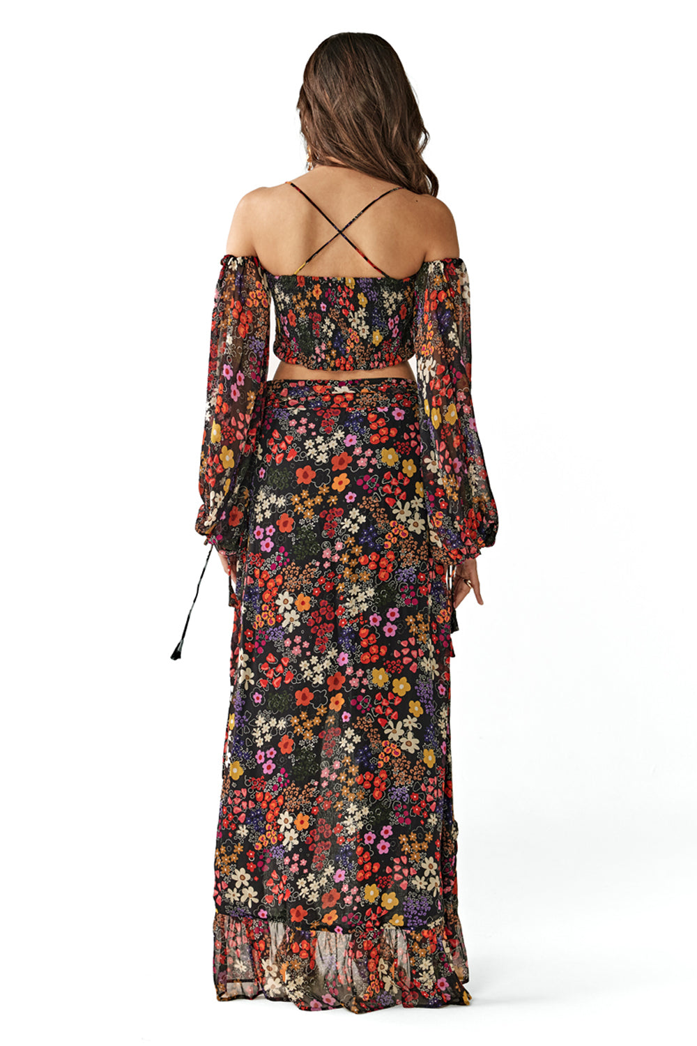 Ivy Top & Wrap Skirt Set