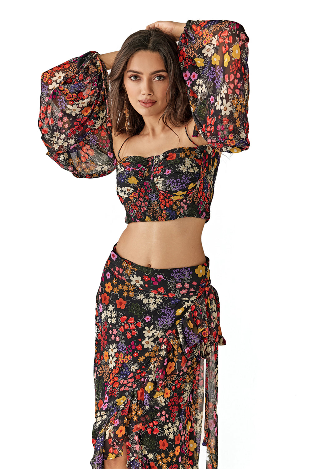 Ivy Top & Wrap Skirt Set