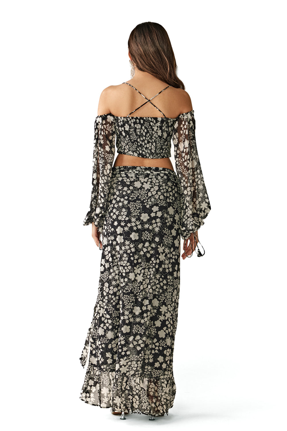 Ivana Top & Wrap Skirt Set