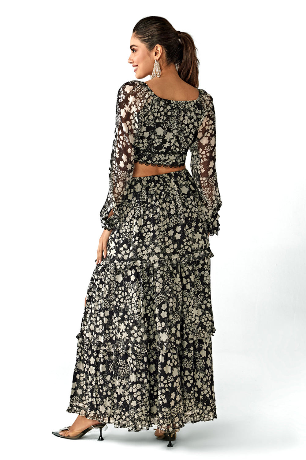 Farrah Top & Tiered Skirt