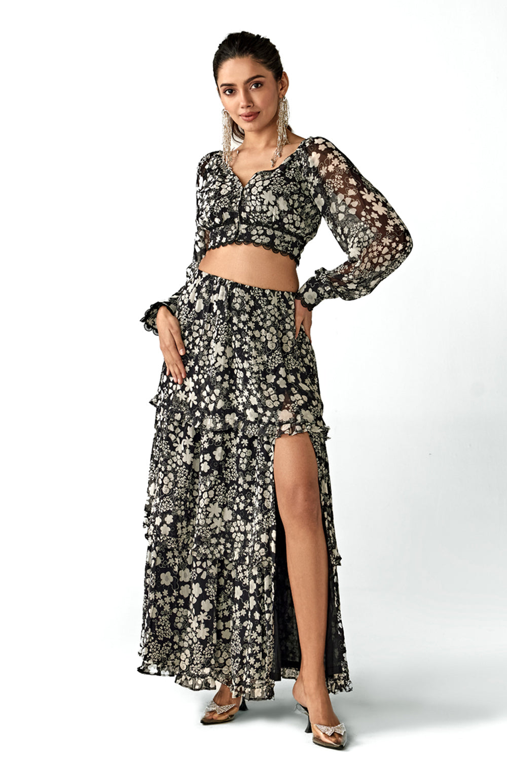 Farrah Top & Tiered Skirt