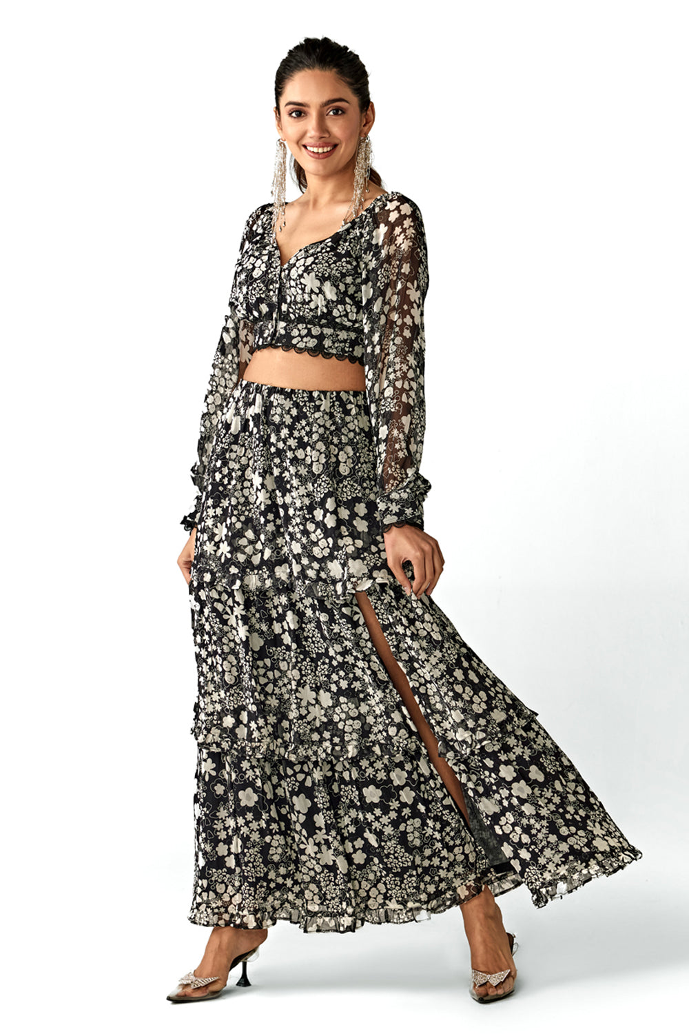 Farrah Top & Tiered Skirt