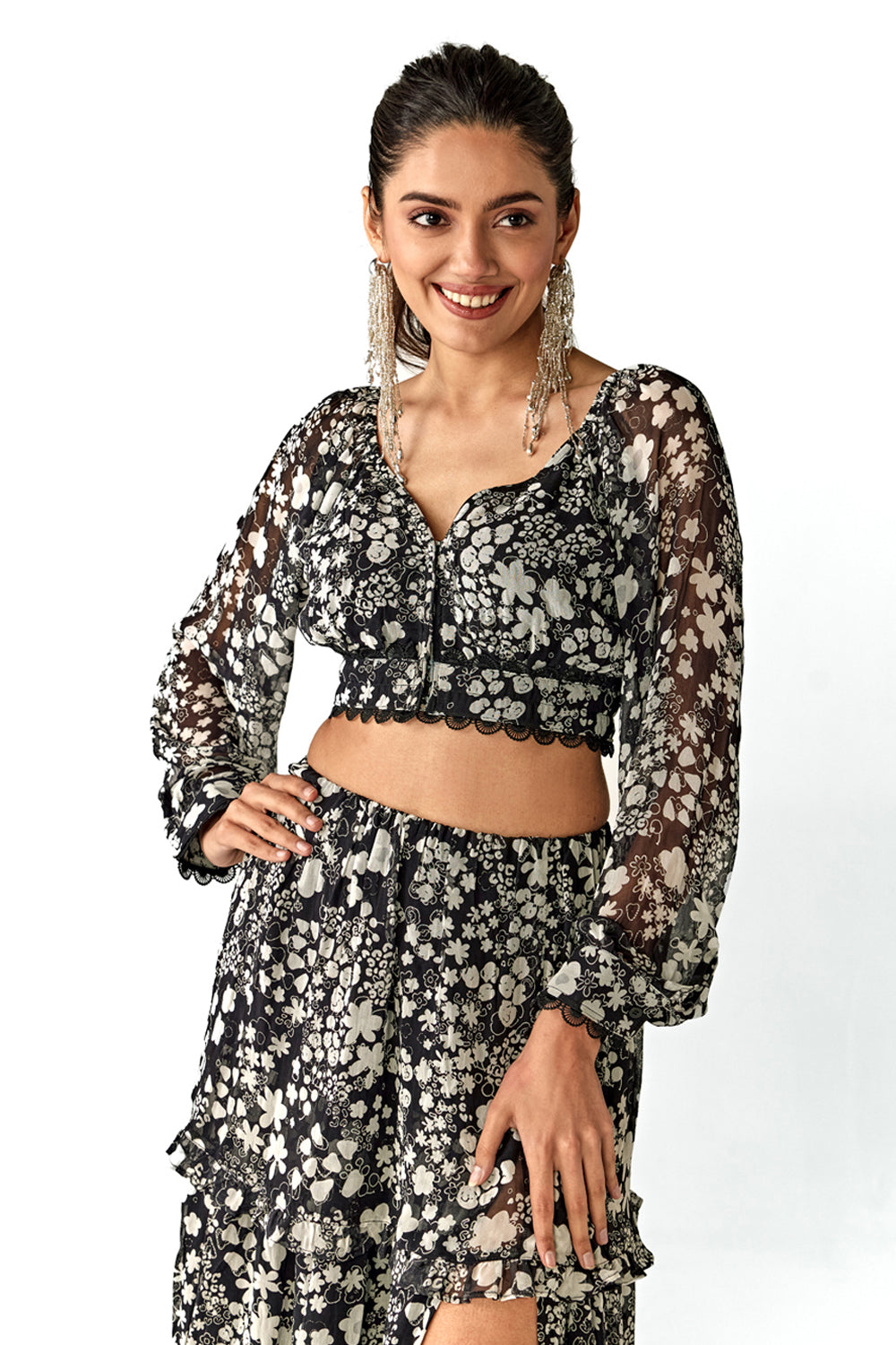 Farrah Top & Tiered Skirt