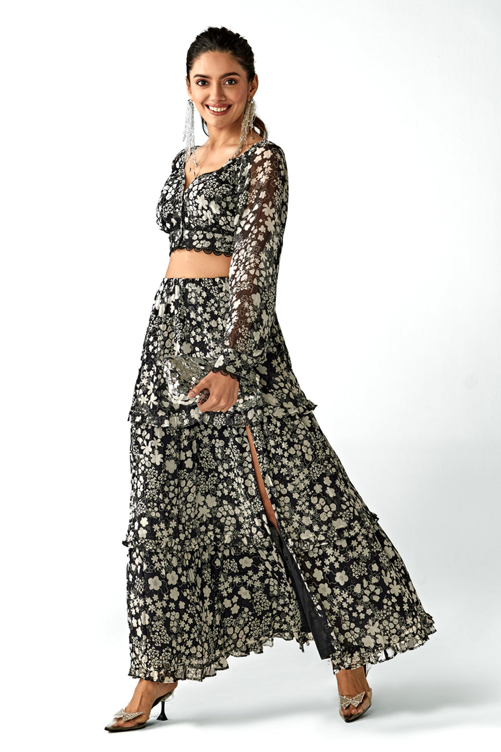 Farrah Top & Tiered Skirt