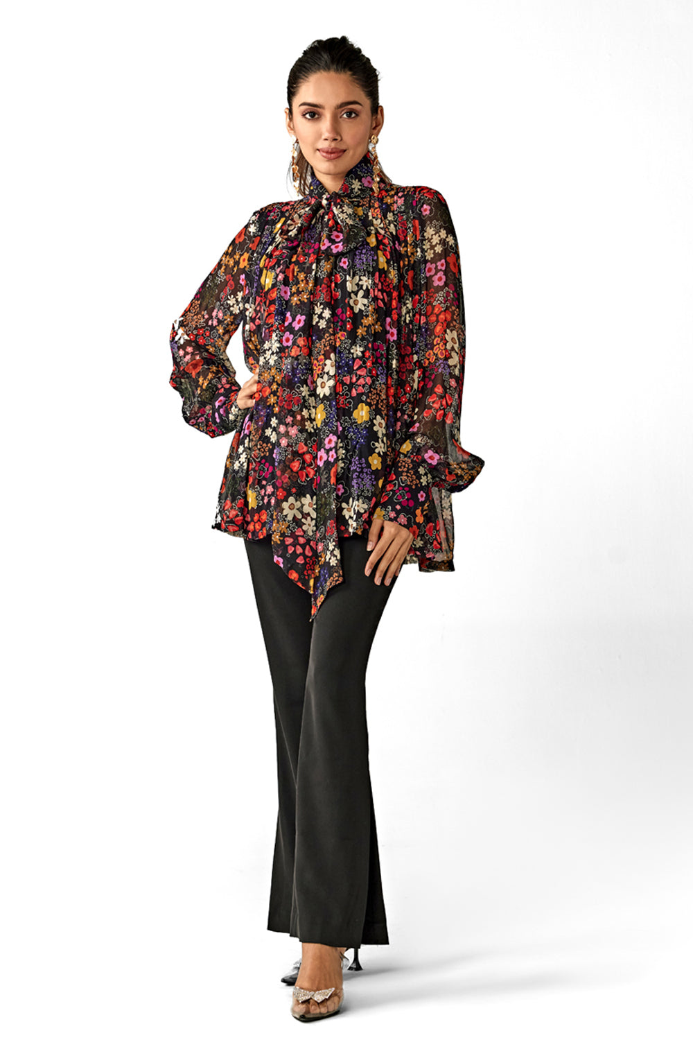 Cherie Tie-up Bow Top
