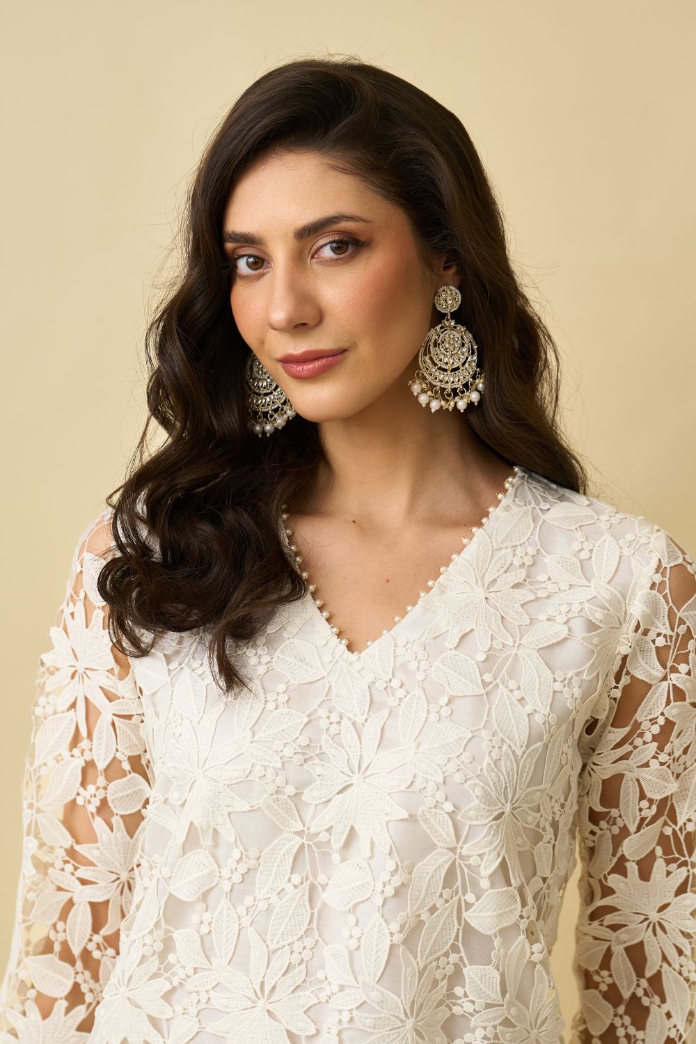 Nikita Vasdev In Our Zaira Lace Farshi Shalwar Set