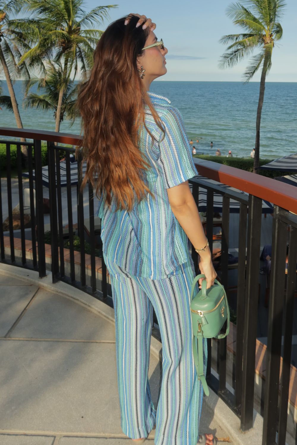 Meher Taluja In Our Blue Haze Pants Set