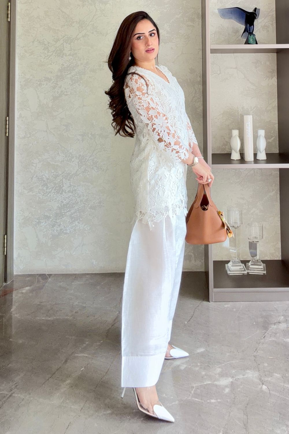 Nikita Vasdev In Our Zaira Lace Farshi Shalwar Set