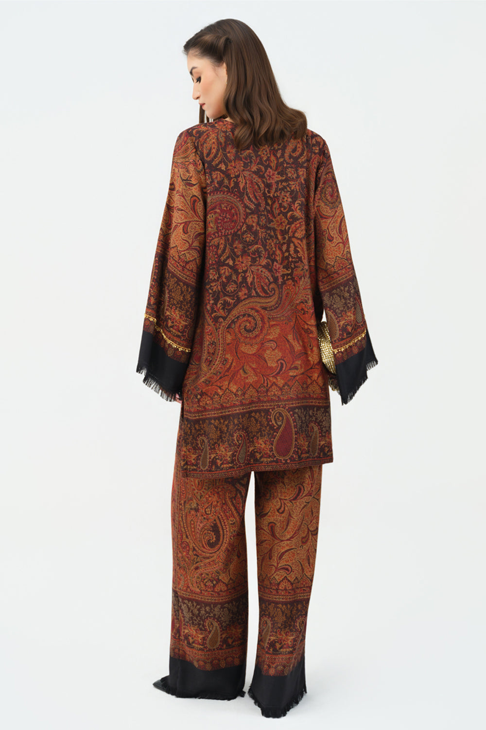 Noura Shawl Kurta Set