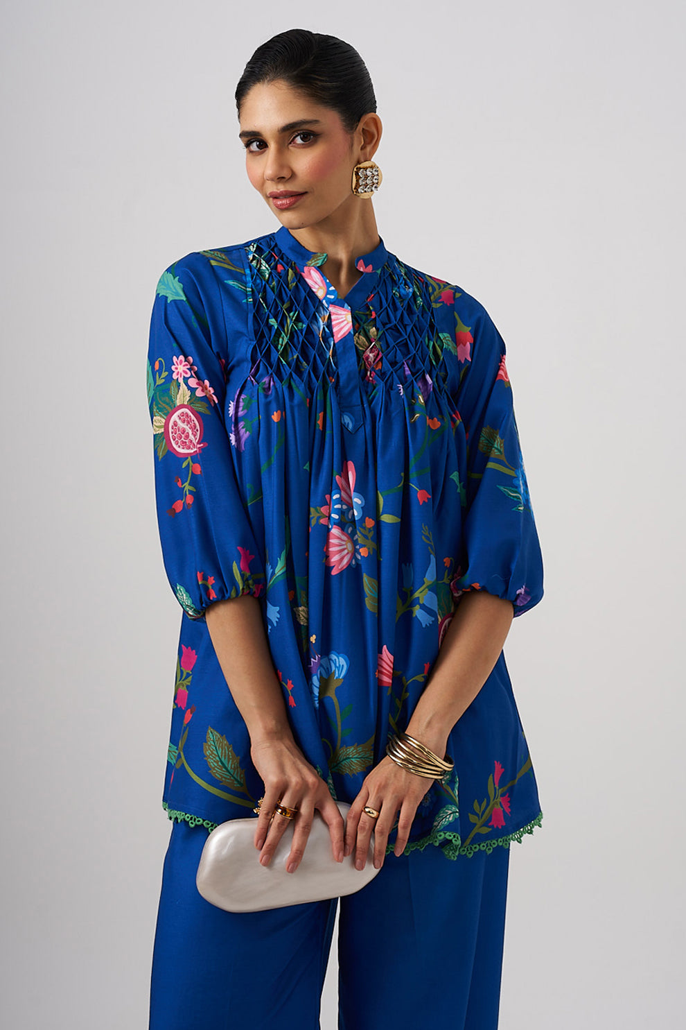 Neel Bagh Printed Short Kurta Set