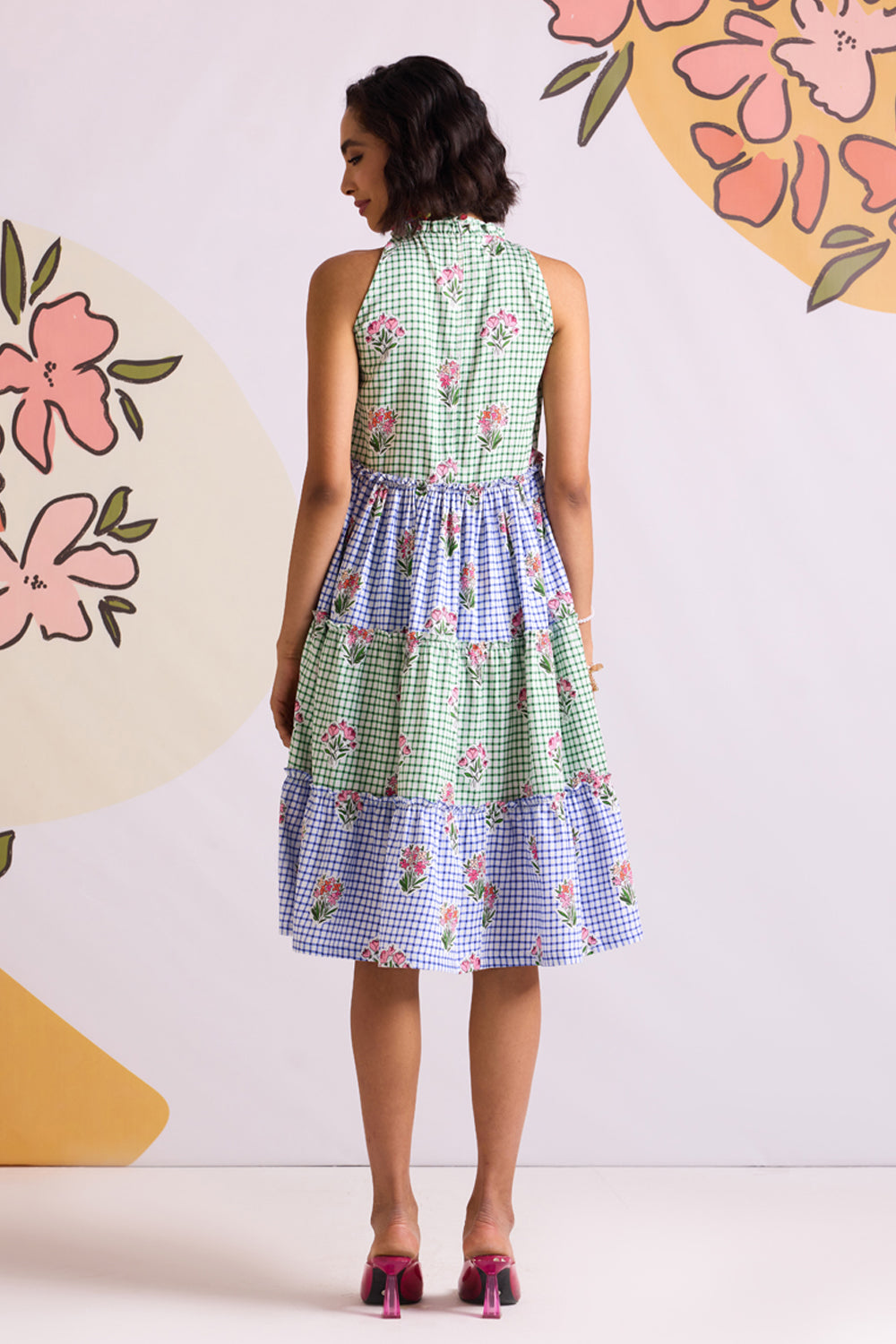 Sophia Hater Neck Dress