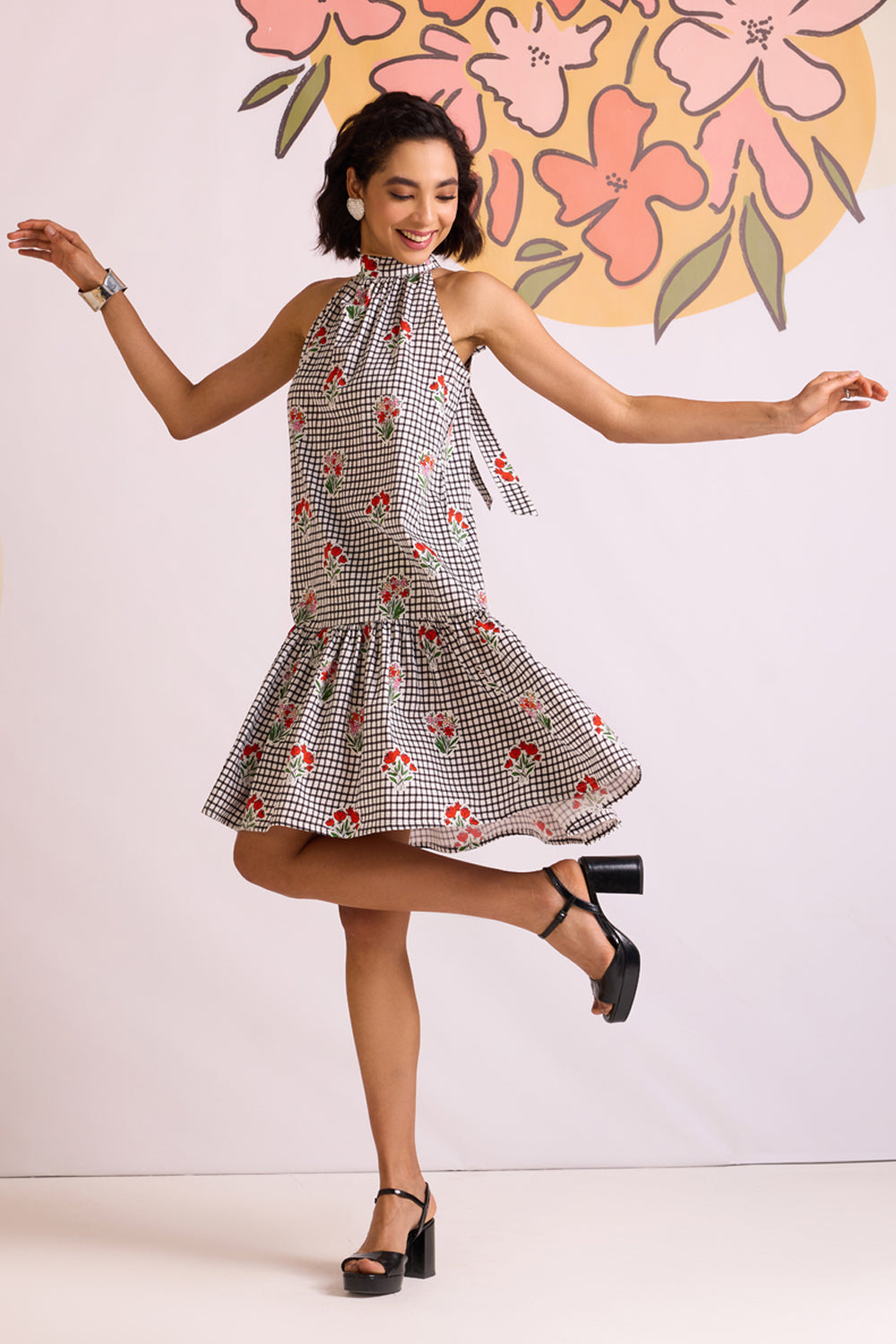 Audrey Halter-Neck Dress