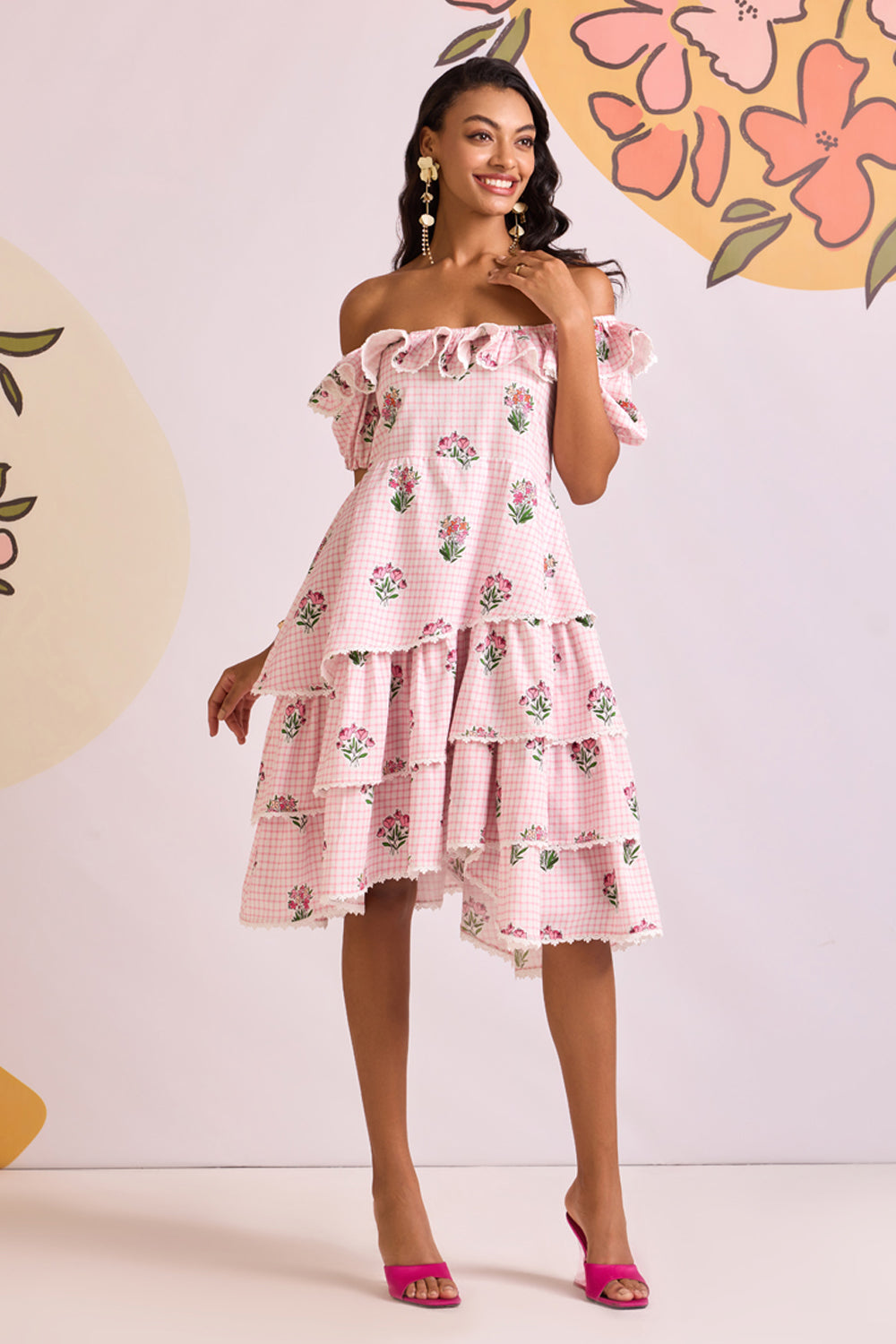 Peyton Tiered Short Dress