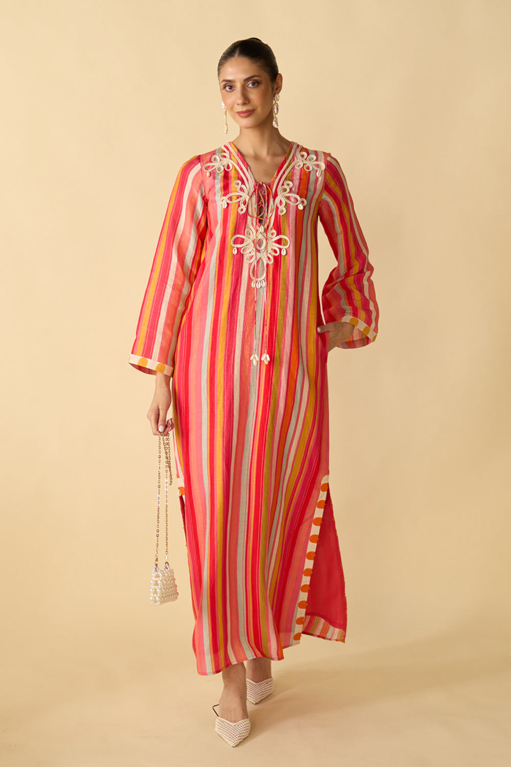 Gul Embroidered Kaftan