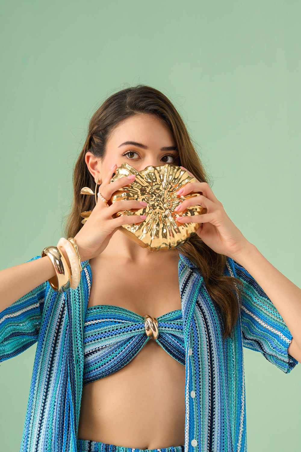 Blue Haze Shorts Set