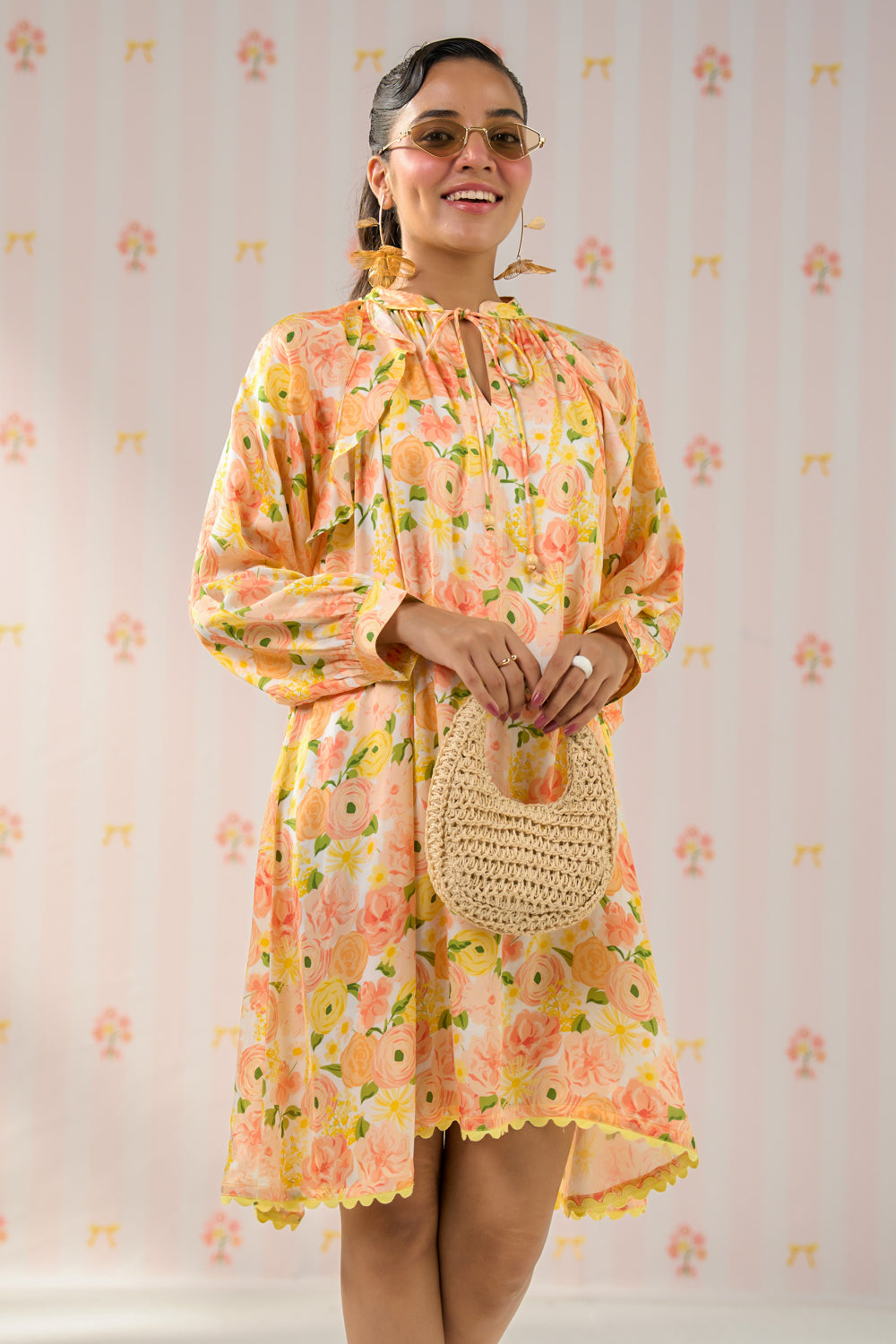 Sunbloom Ruffled Dress