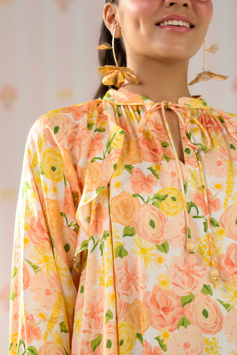 Sunbloom Ruffled Dress