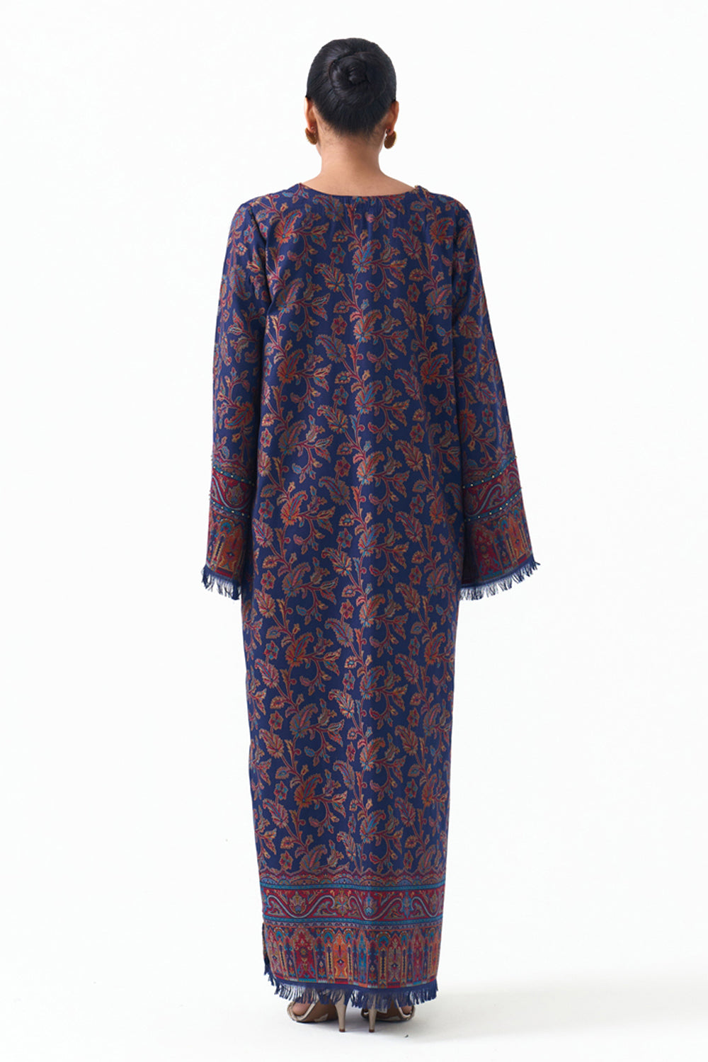 Azura Embroidered Shawl Kaftan